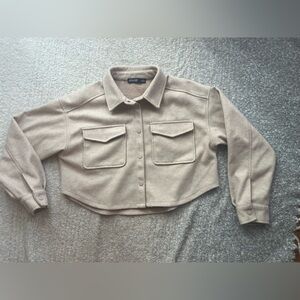 Cozy Beige Button-Up Cardigan